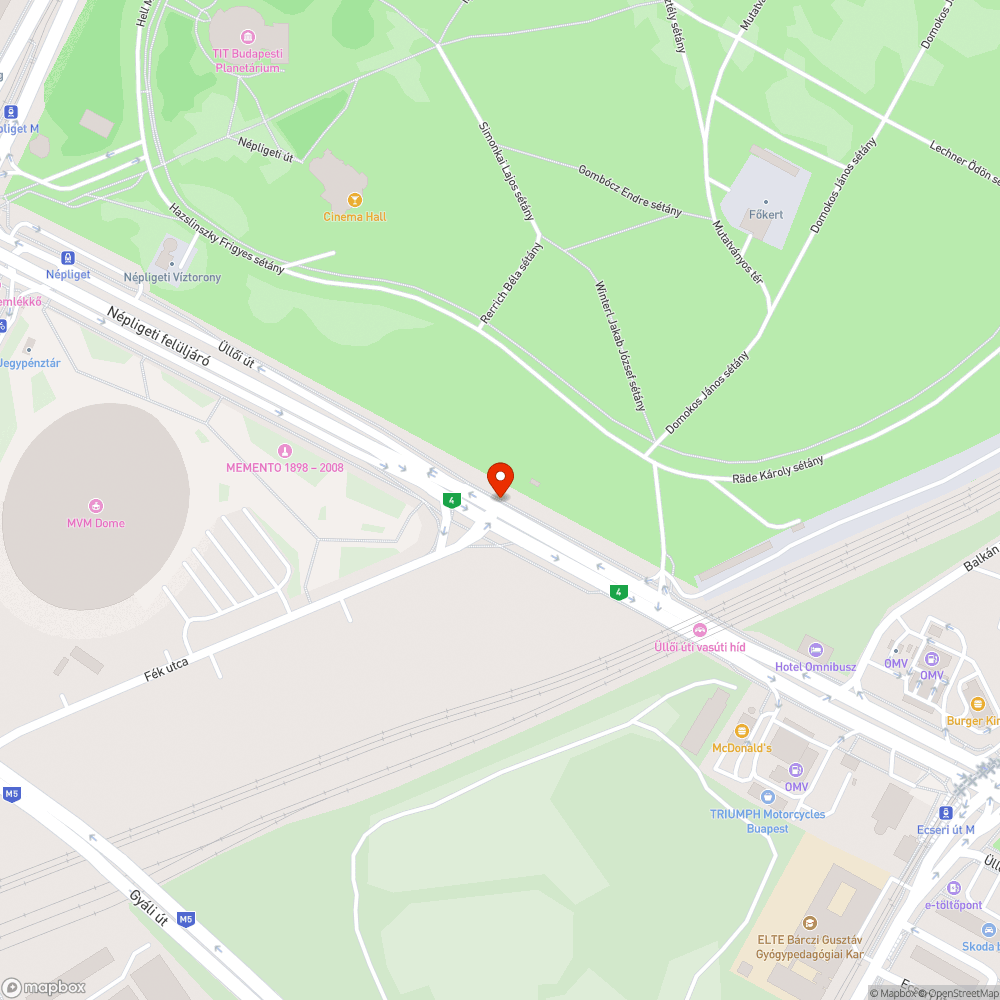 Bójahiány bejelentés helye