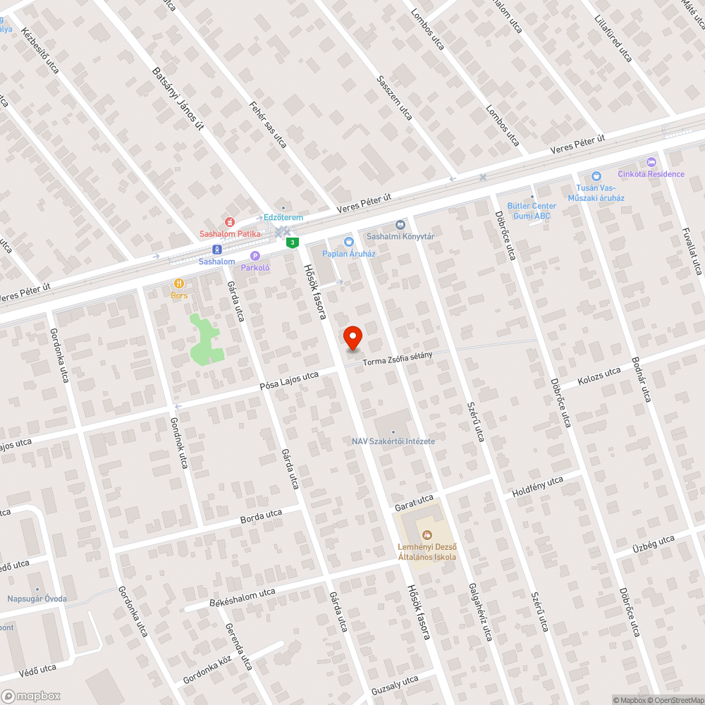 30-as zóna bejelentés helye