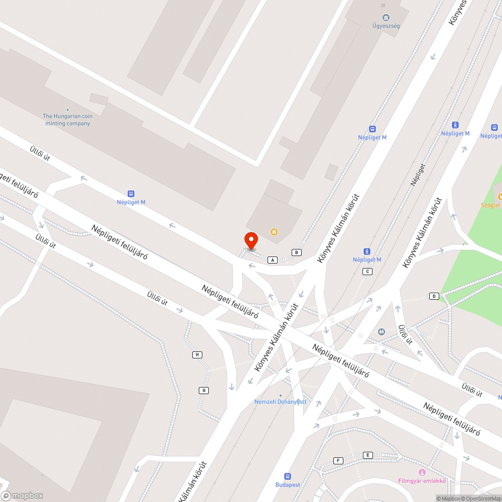 Szemetes közterület bejelentés helye