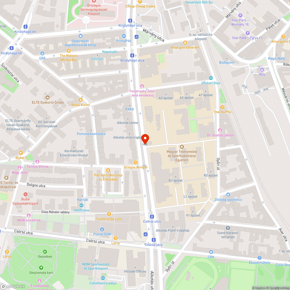 Süllyedt fedlap bejelentés helye