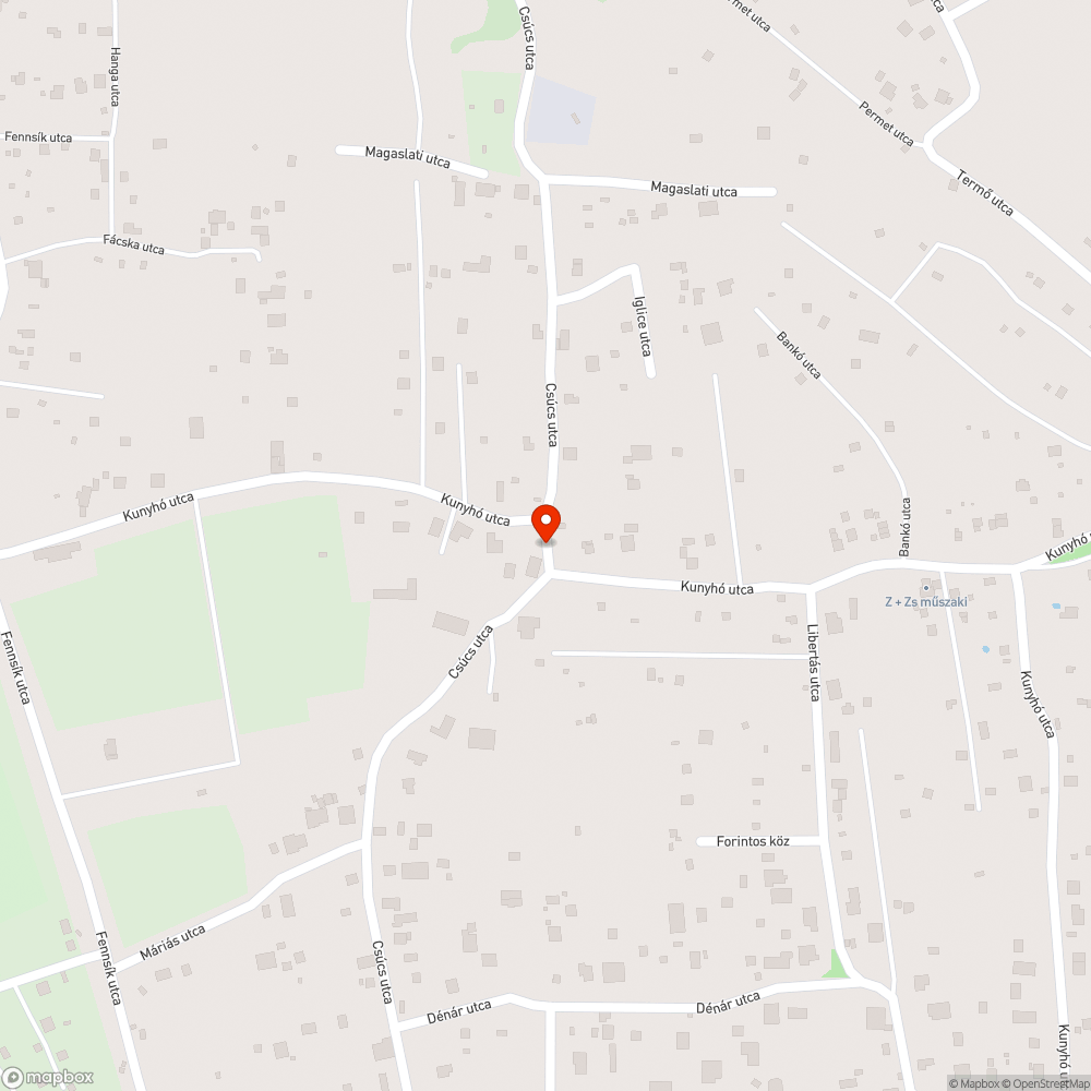 Járhatatlan, használhatatlan út bejelentés helye