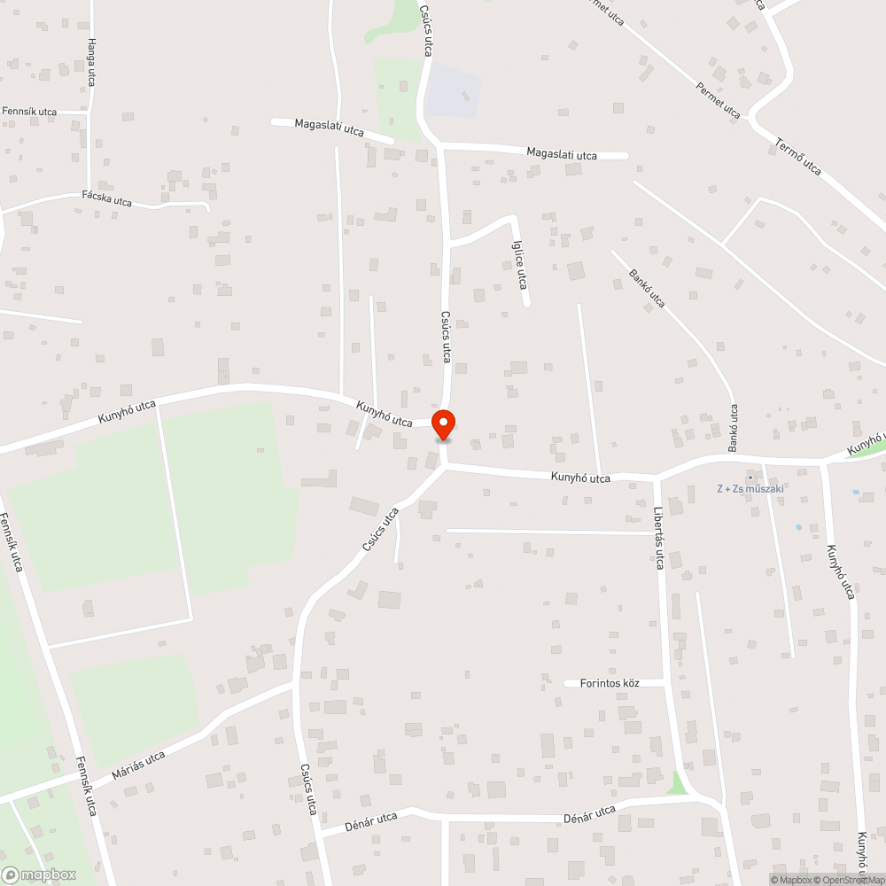 Járhatatlan utca bejelentés helye