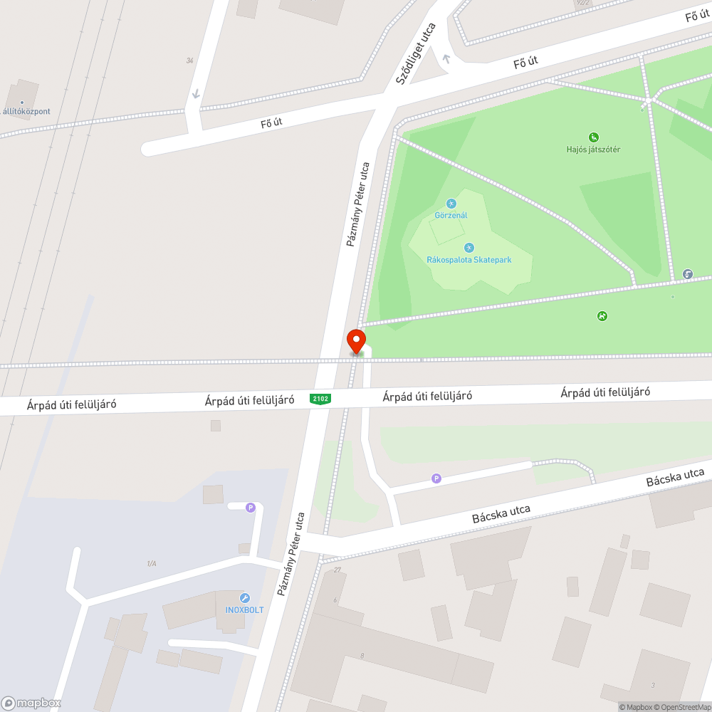 Szemétdomb az Árpád-úti felüljáró alatt bejelentés helye