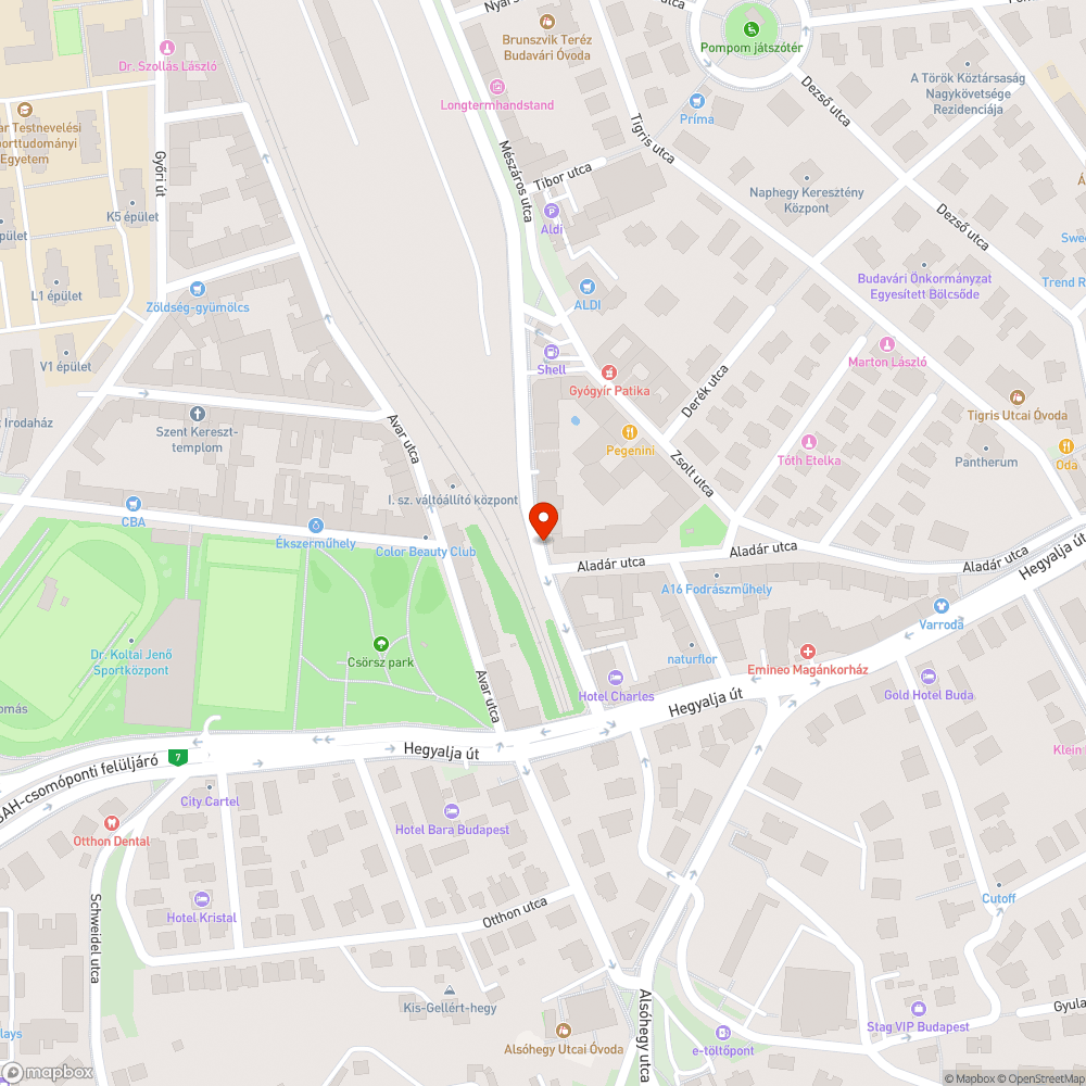 Bemélyedések + kátyú bejelentés helye