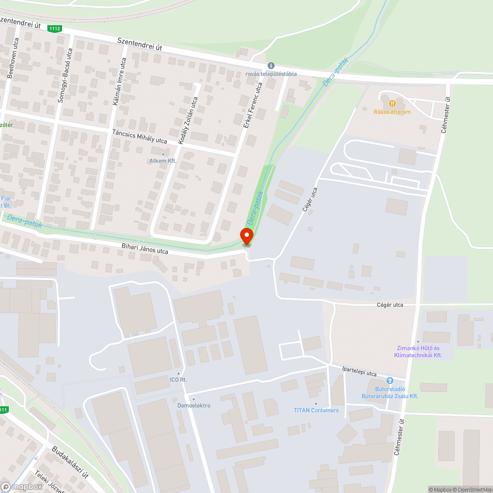 Kitört oszlop bejelentés helye