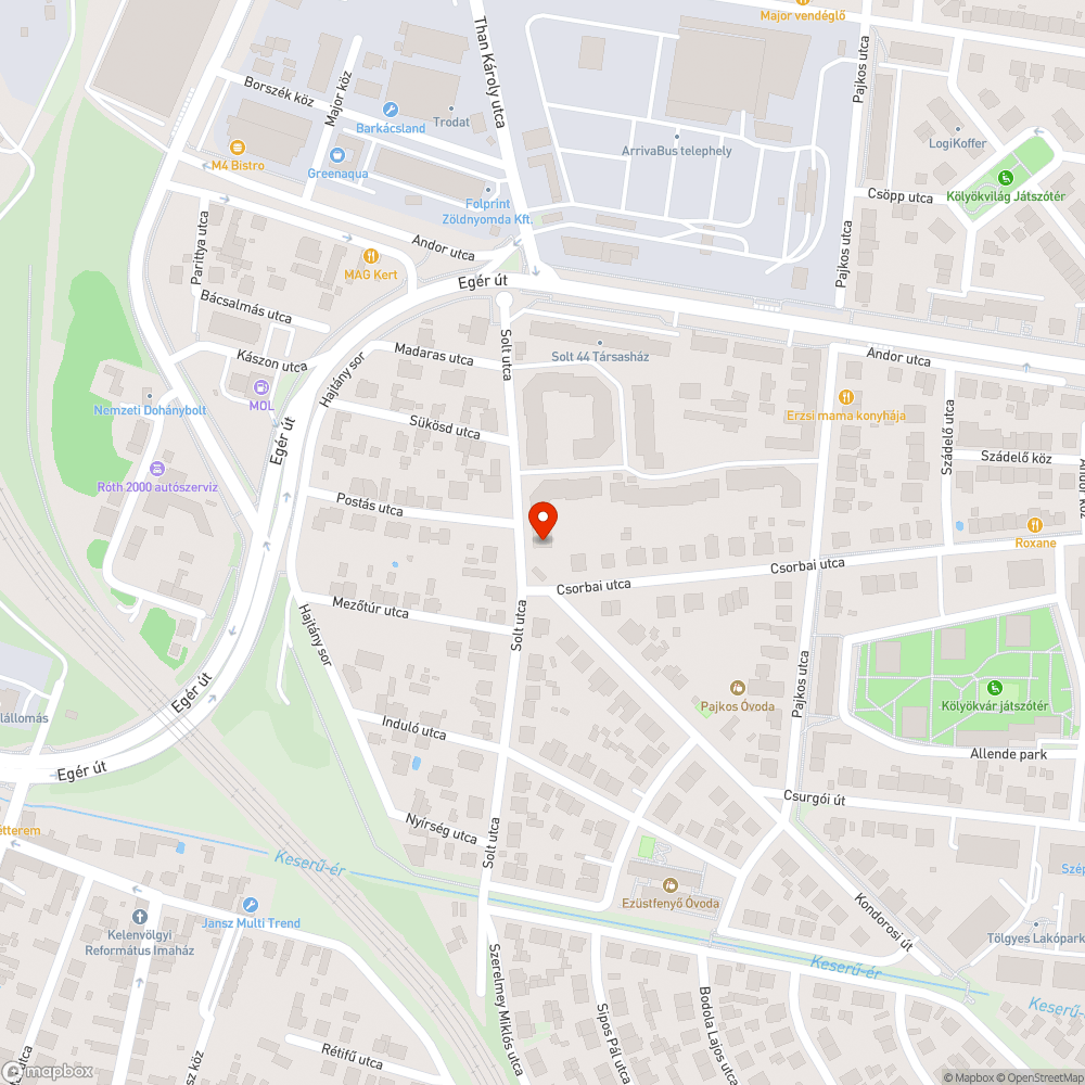 Gumi az oszlopon bejelentés helye