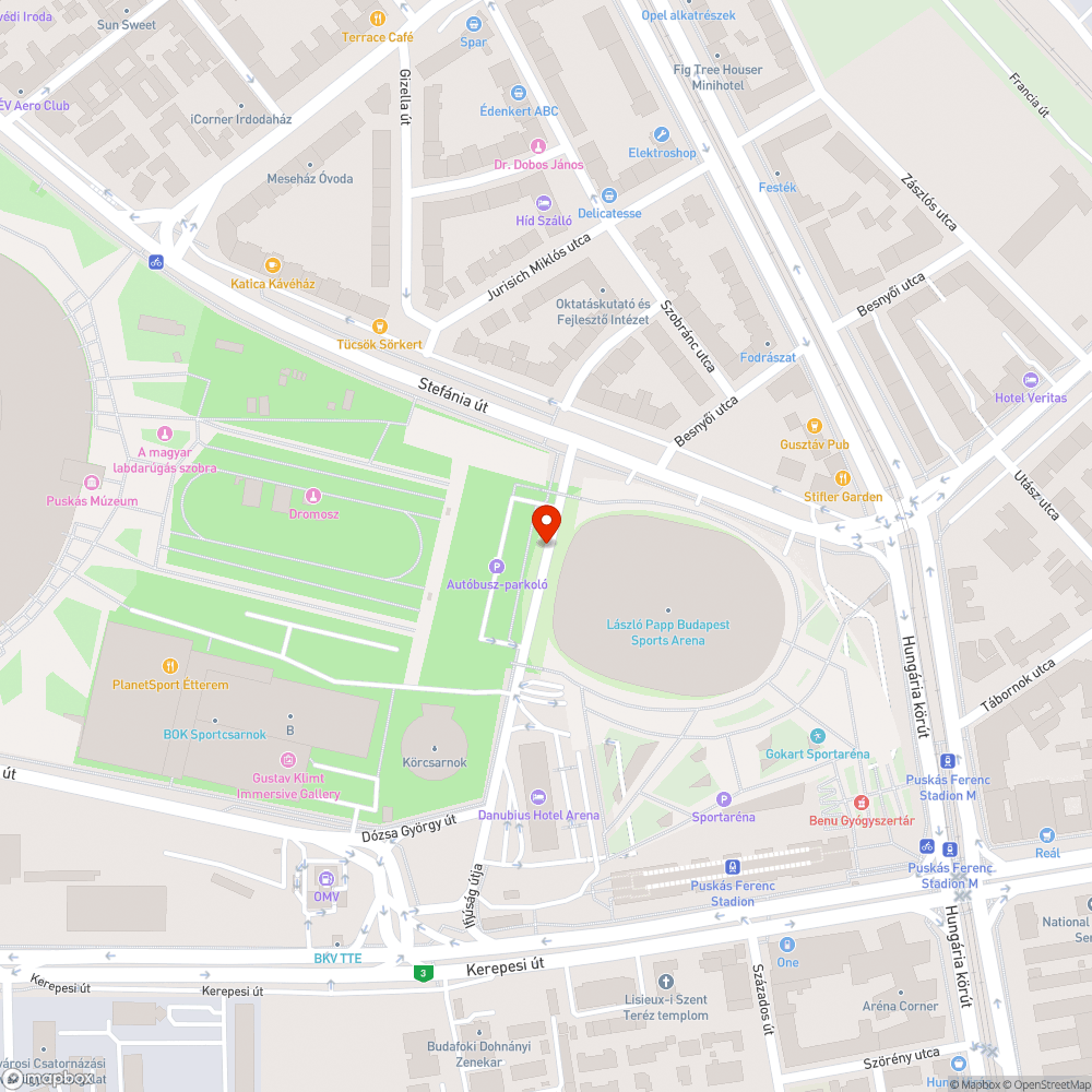 Jelzőtábla-csücsök bejelentés helye