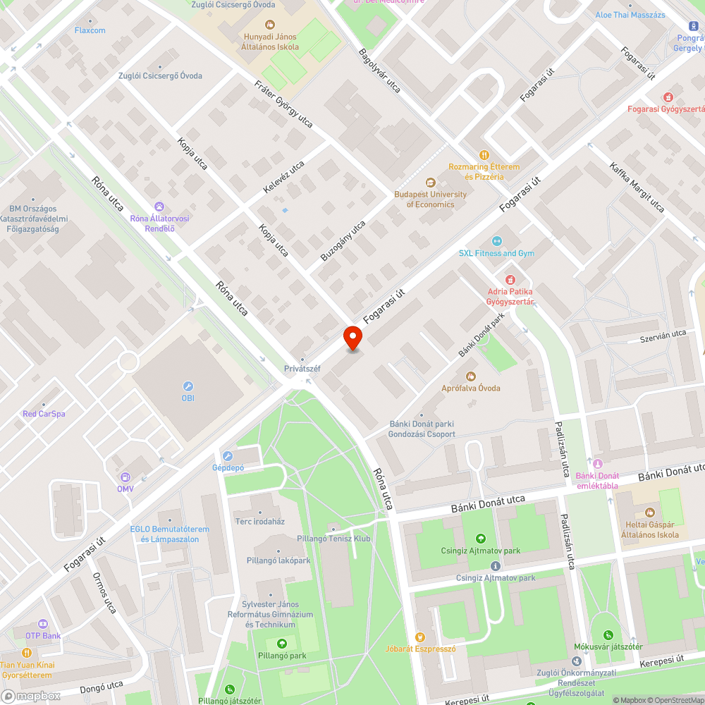 Állandó járdán, zöldterületen parkolás bejelentés helye