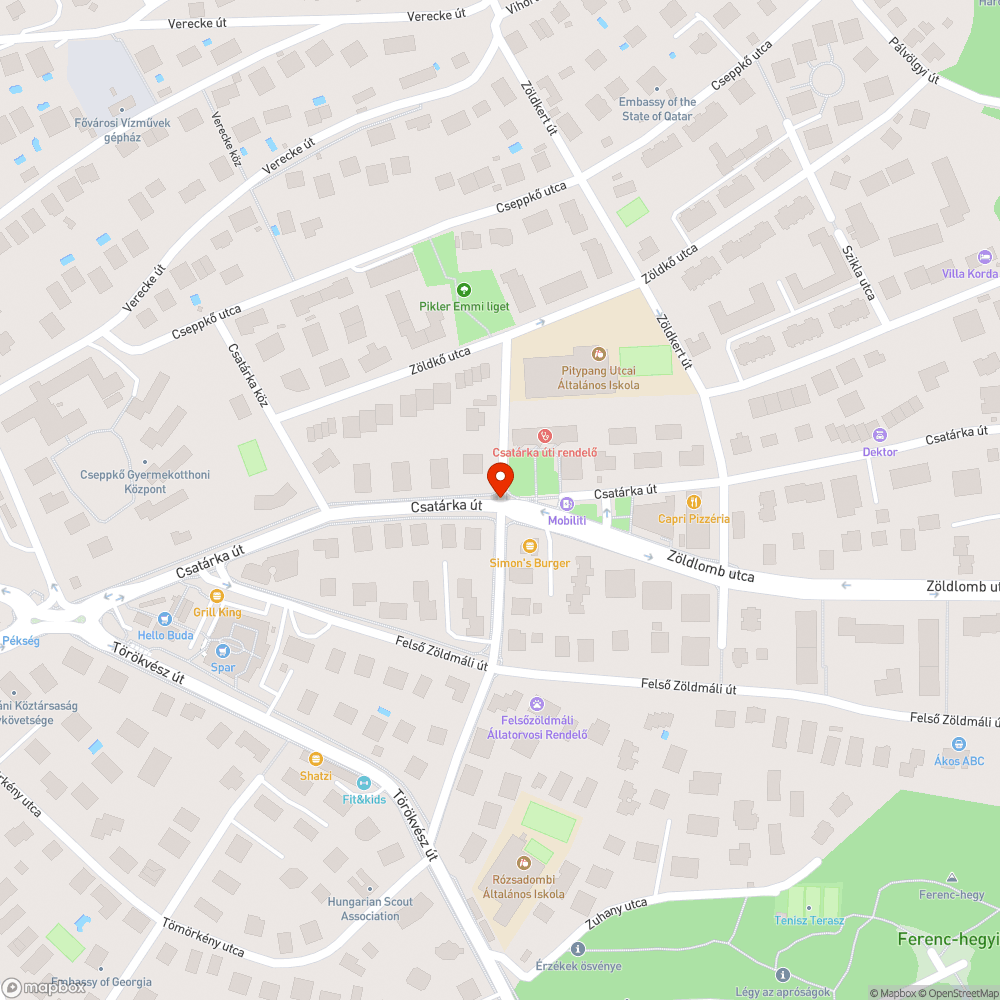 Kereszteződés megvilágítása elégtelen bejelentés helye