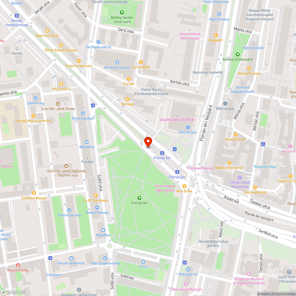 Graffiti bejelentés helye