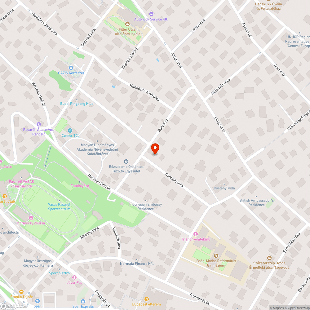 Gumigyilkos fedél bejelentés helye