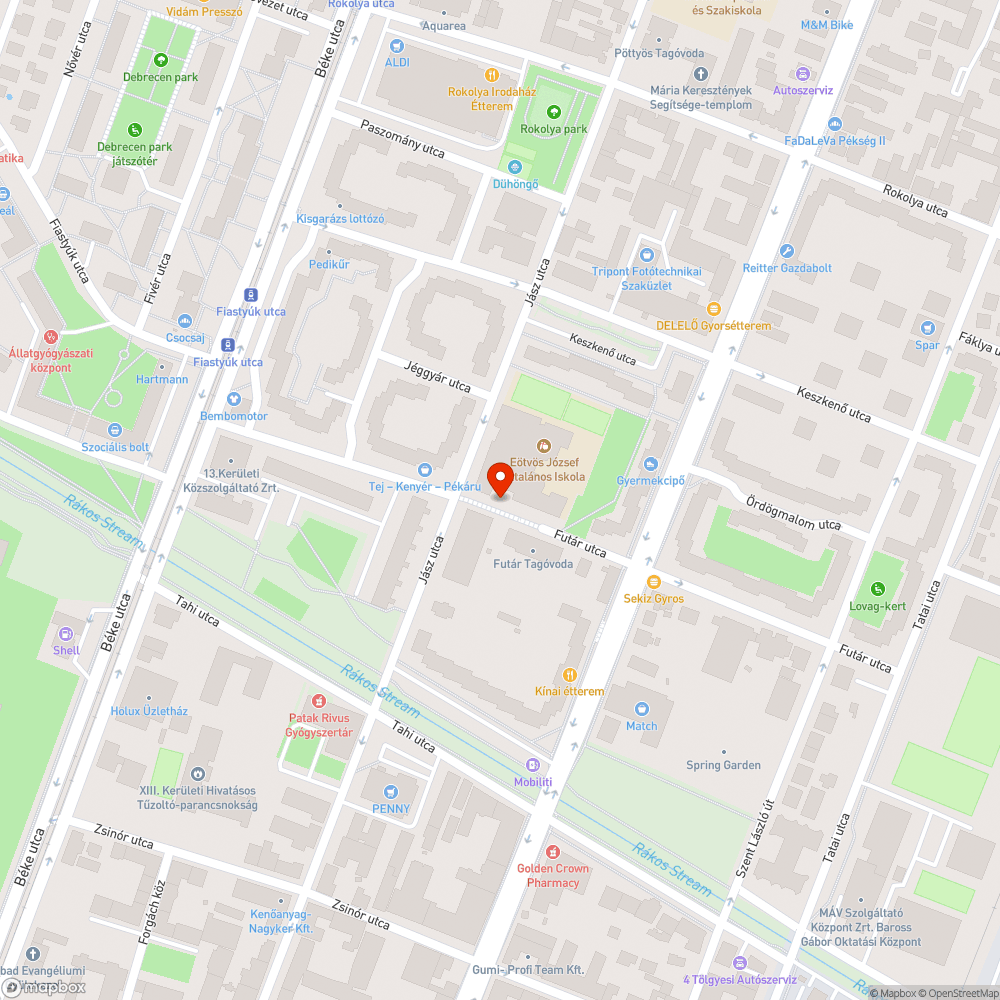 Szétesett magaságyás bejelentés helye