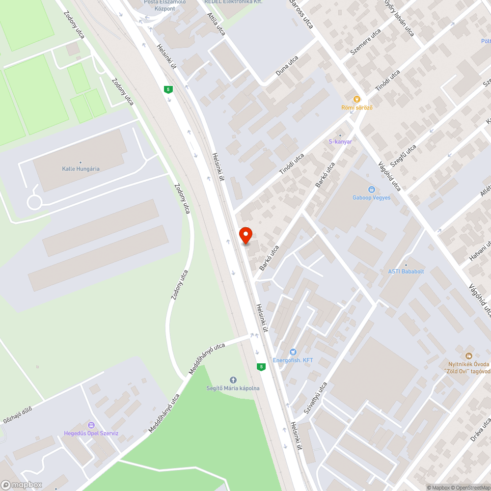 HÉV melletti zöldterület Pesterzsébet bejelentés helye