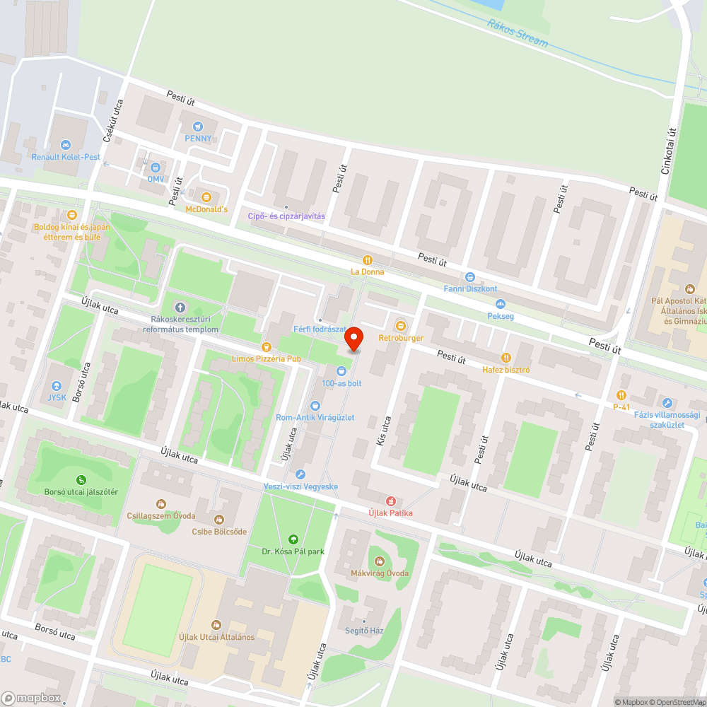 Balesetveszélyes járda bejelentés helye