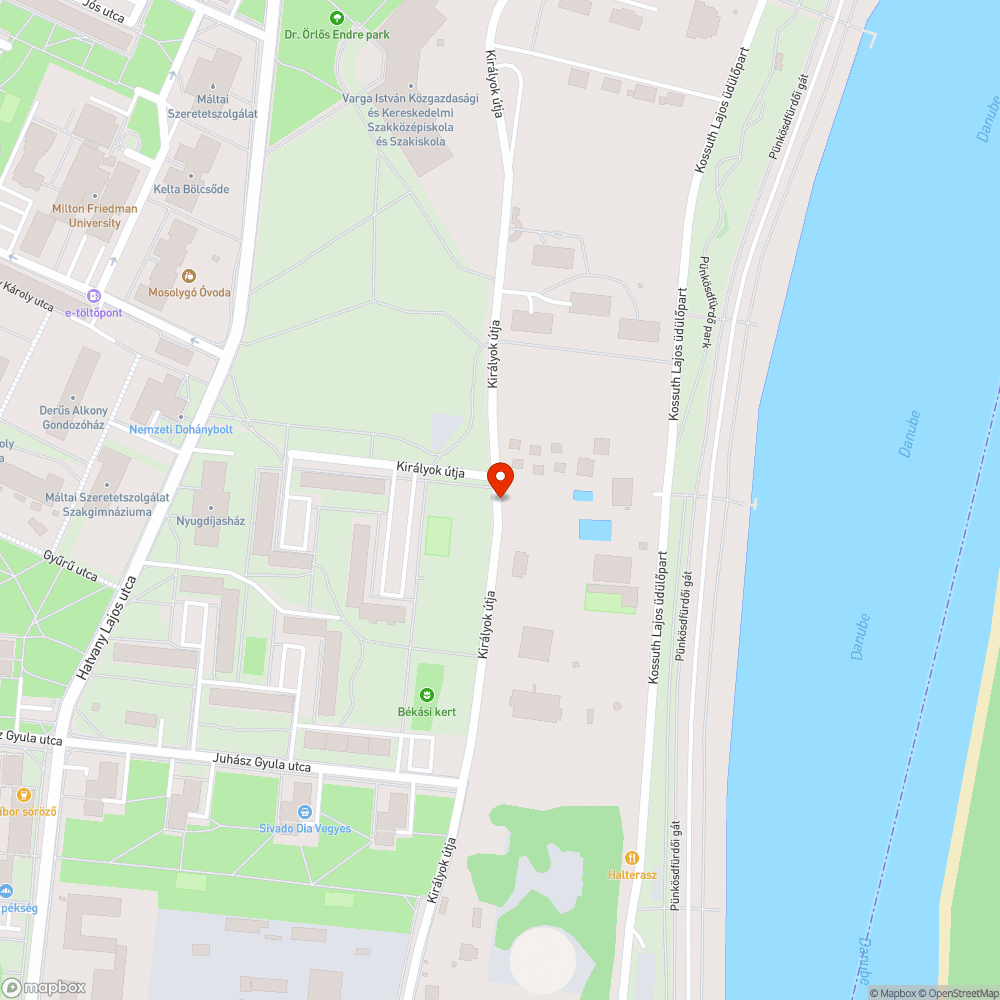 Kátyú bejelentés helye