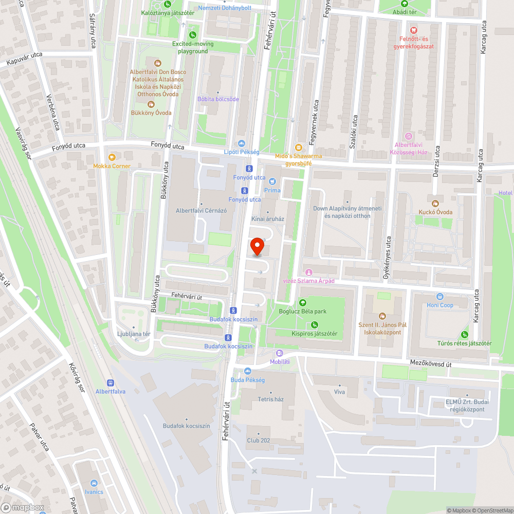 Elhagyott Touran bejelentés helye