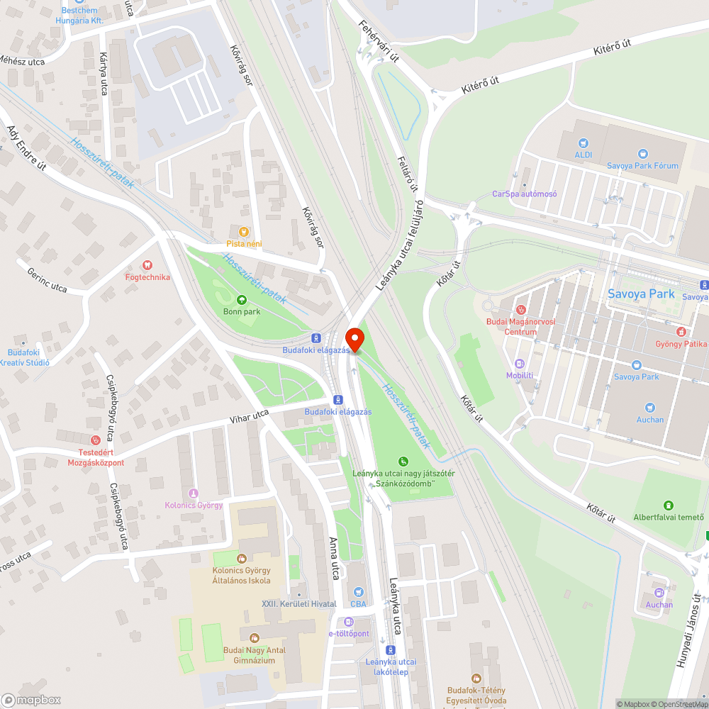 Hosszúréti-patak hídjának festése bejelentés helye