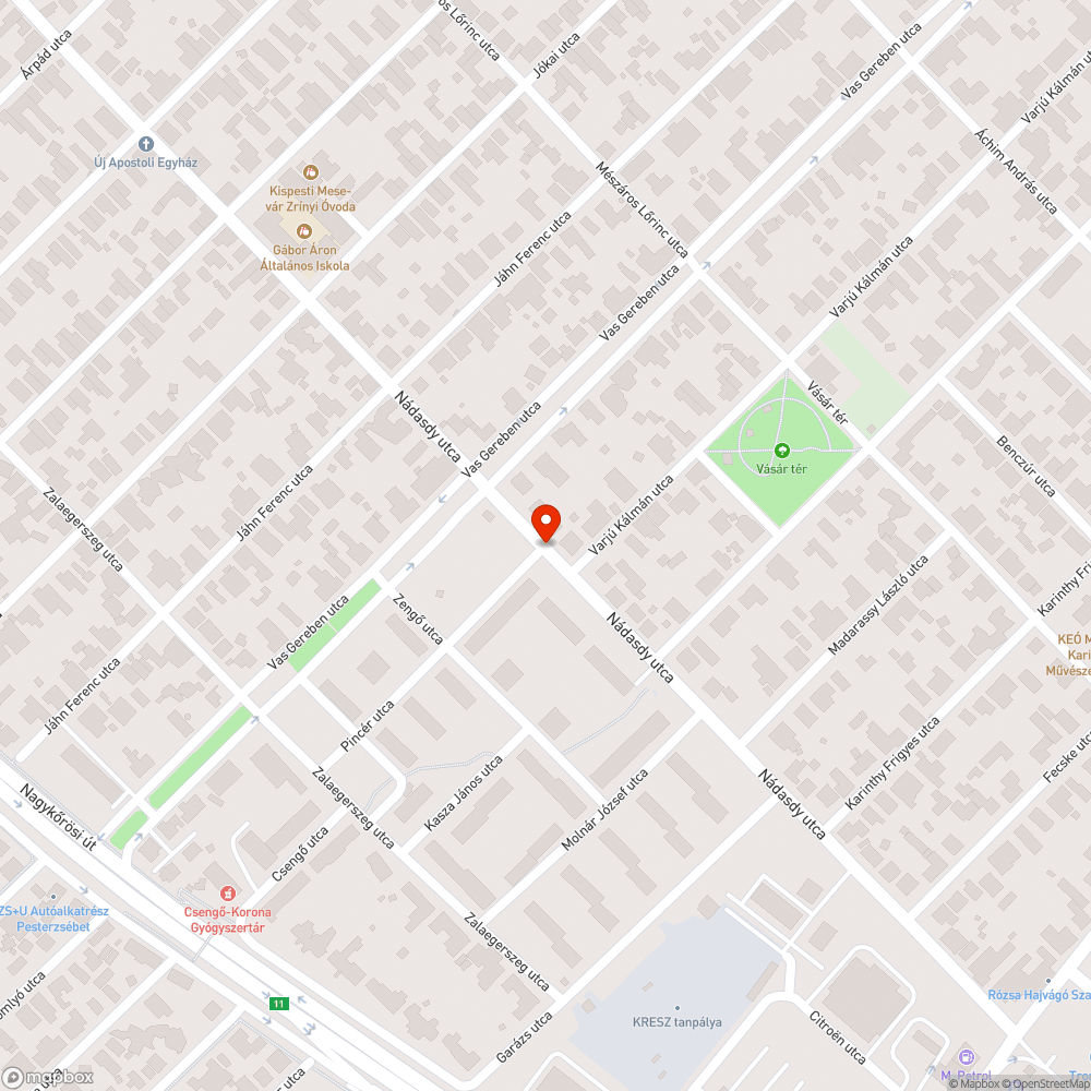 Elhagyott autók bejelentés helye