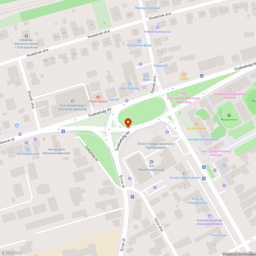 Szabadság téren az egyik jelzőlámpa nem világít bejelentés helye