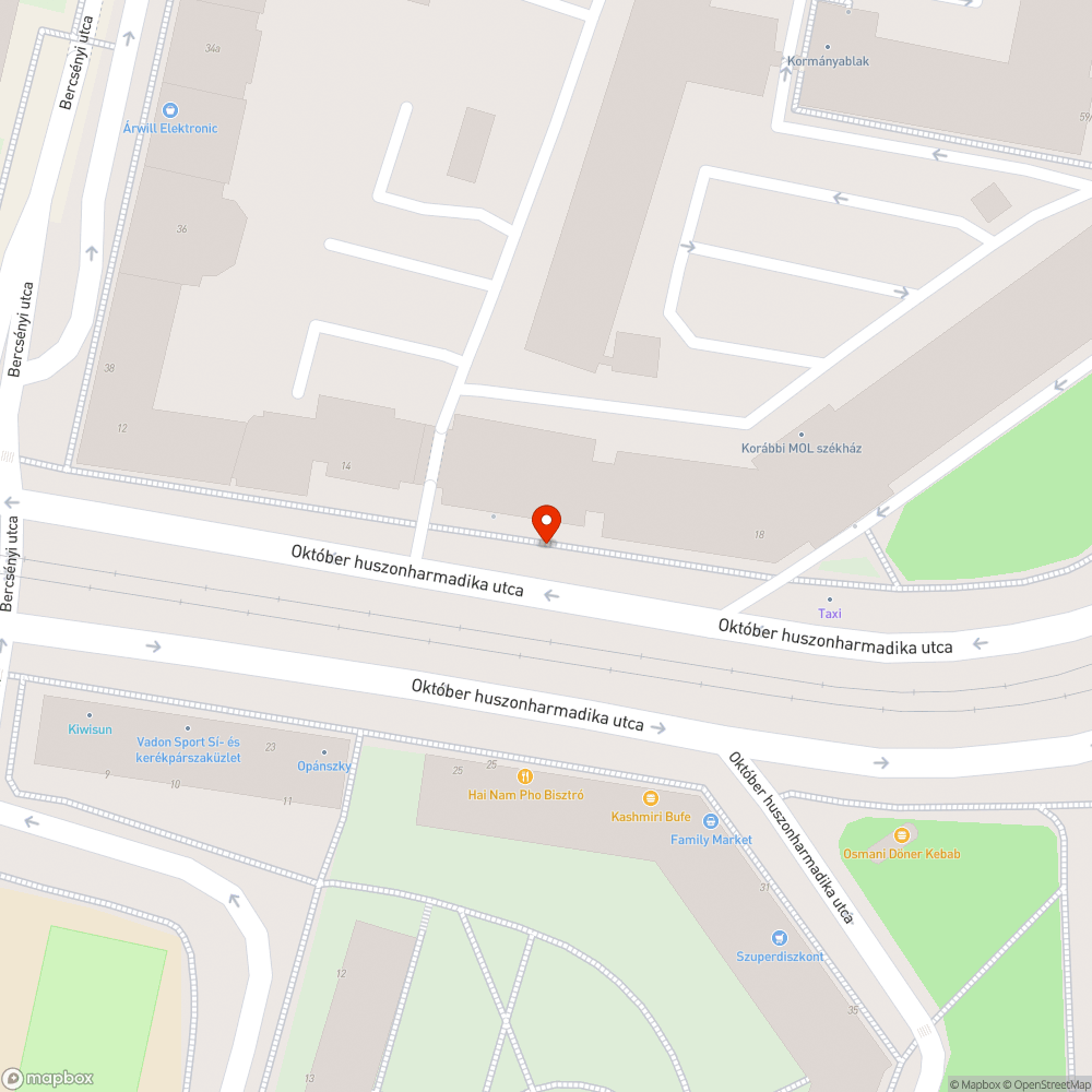 Szétázott tábla bejelentés helye