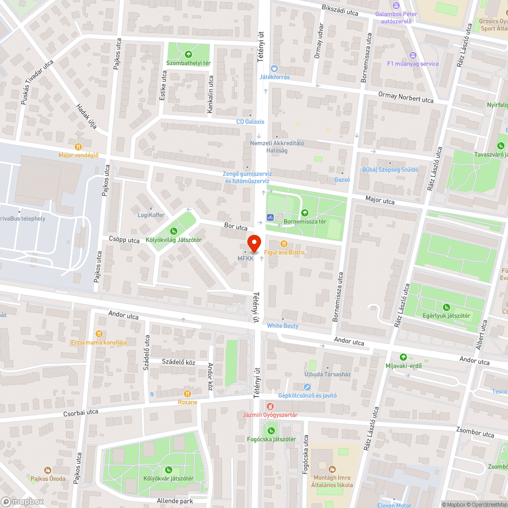 Felhasadt járda közmű körül bejelentés helye