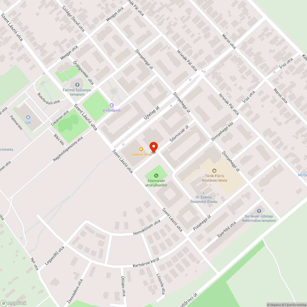 Elhagyott jármű bejelentés helye