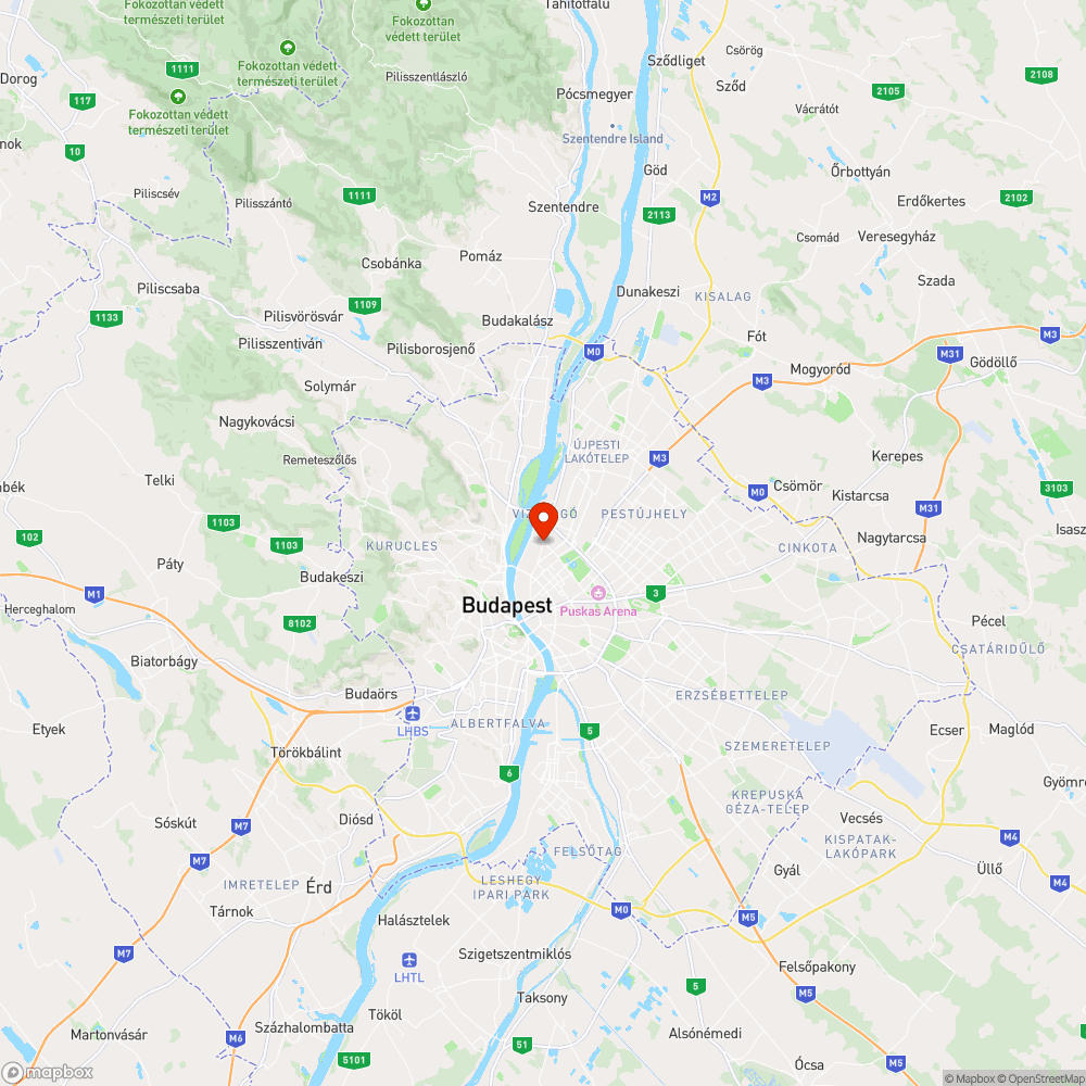 Dózsa György úti aluljáró "D" kijárat bejelentés helye