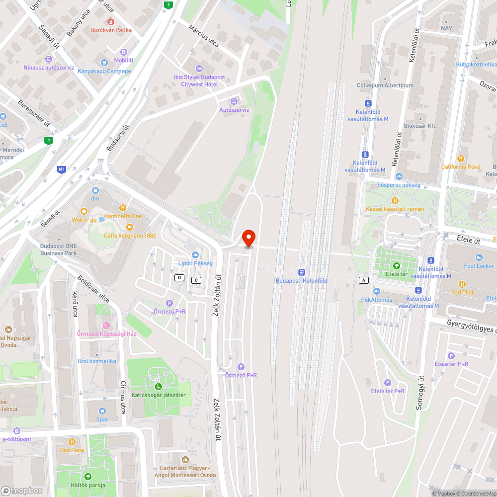 Kelenföldi P+R parkolónál a sorompók lezárását visszakapcsolták bejelentés helye