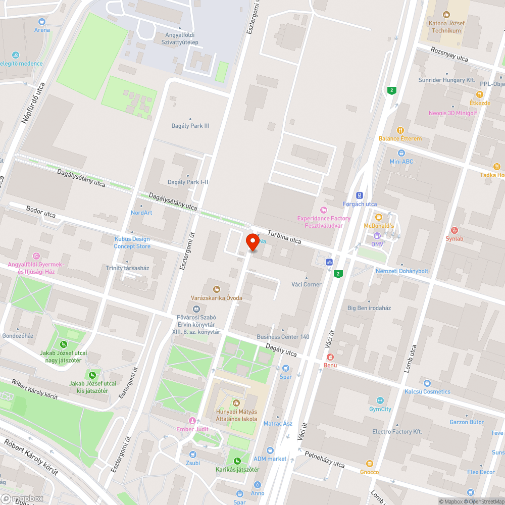 Pótlás nélkül megszüntetett járda bejelentés helye