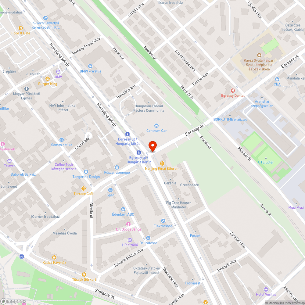 Lekopott zebra bejelentés helye