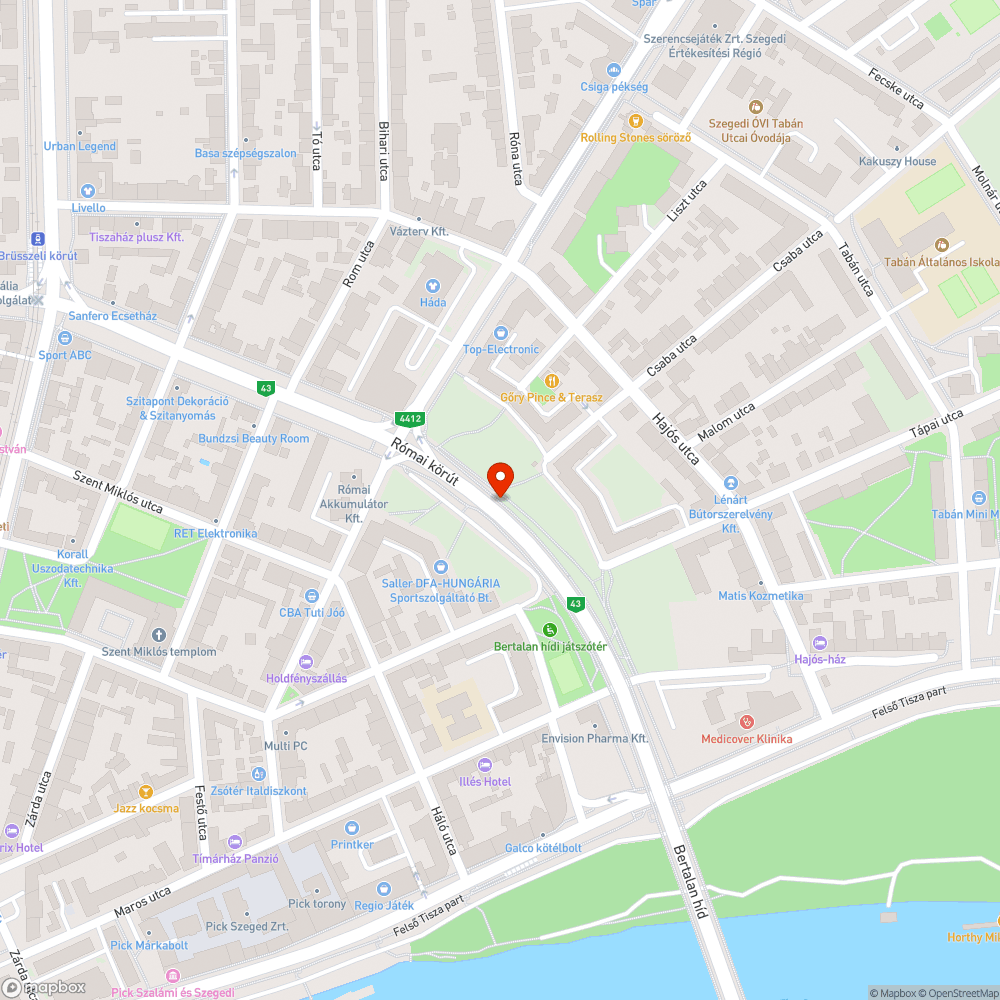 Aszfalt hiba - kerékpáros közlekedés bejelentés helye