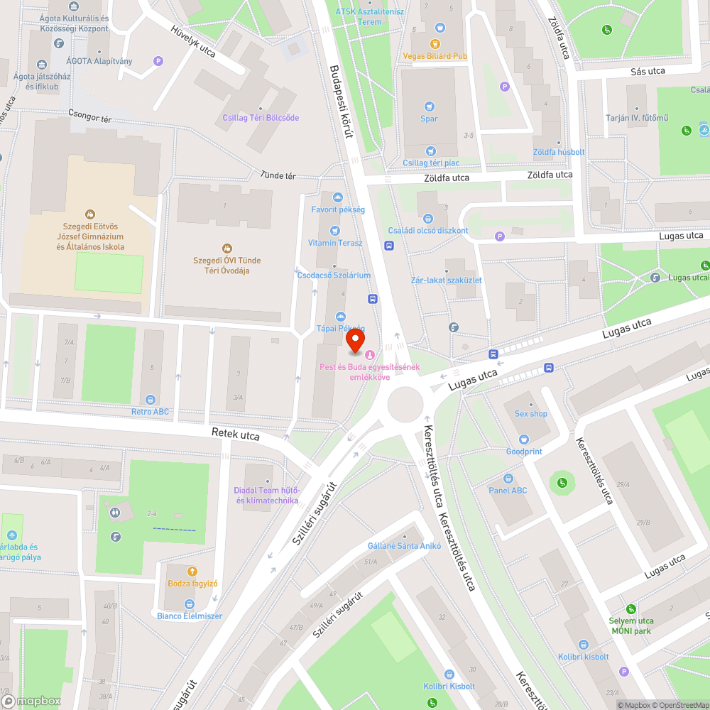 Összefirkált telefonfülke - Budapesti krt. 2/a. bejelentés helye