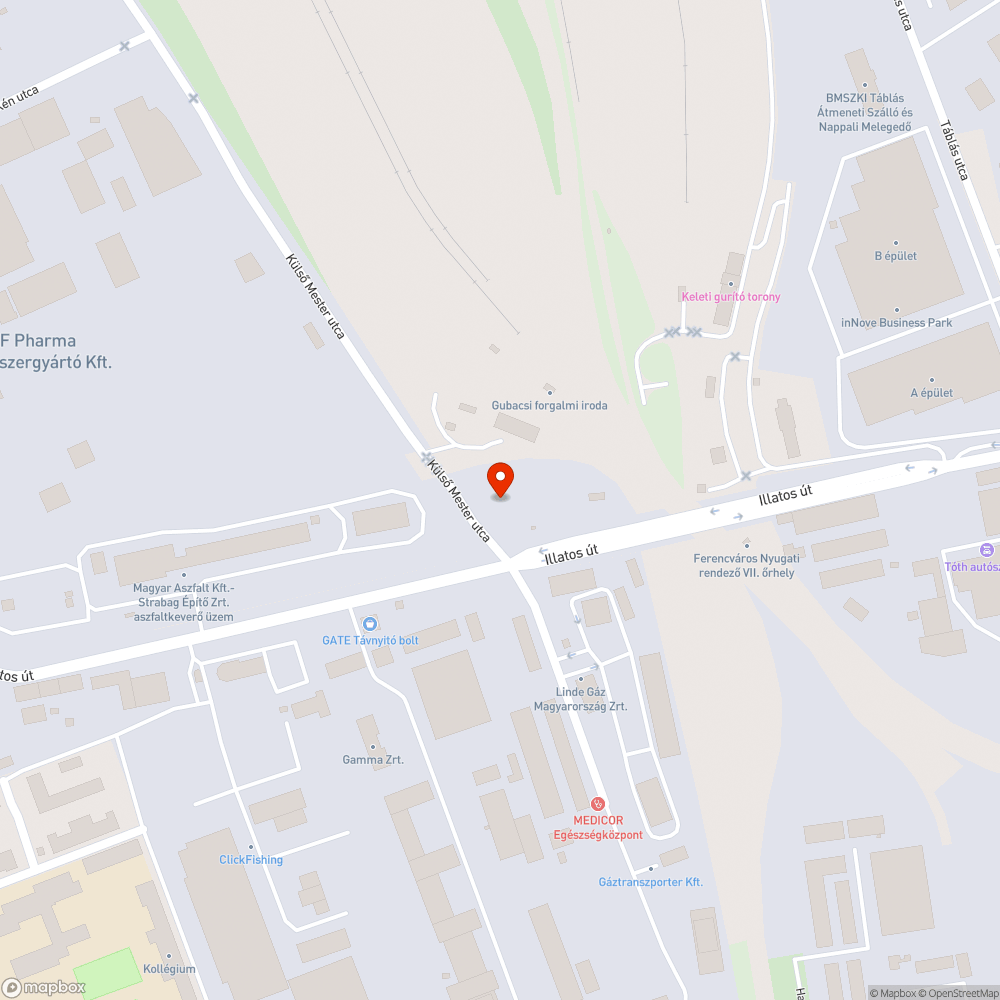 Kátyús út Ferencvárosban bejelentés helye