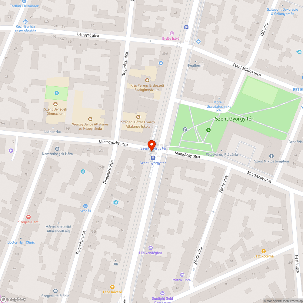 Alacsony és elforgatott, félig leszakadt táblák - József A. sgt 24. (Szent György téri zebra) bejelentés helye