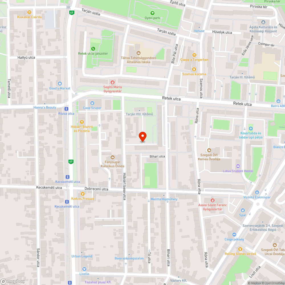 Eldugult víznyelő - Bihari u. 24/a. bejelentés helye