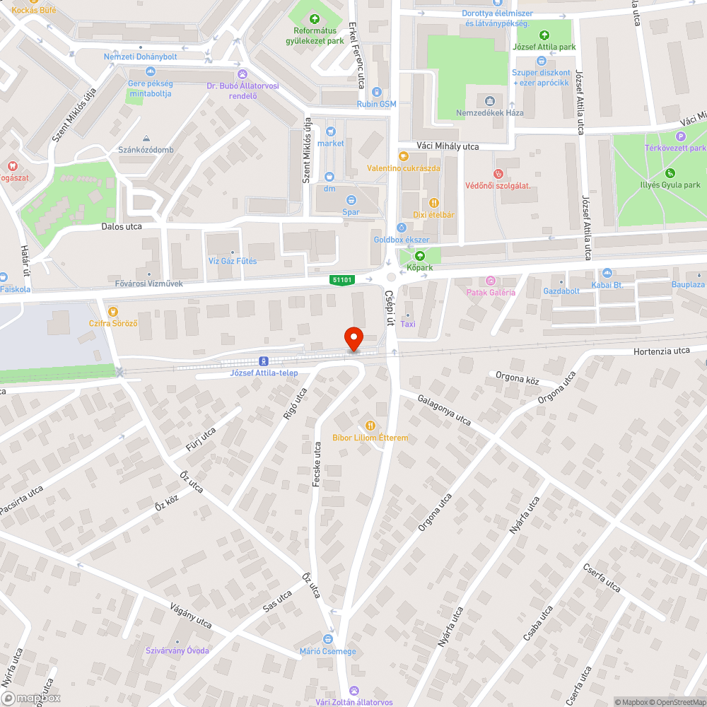 Hiányzó szemetes bejelentés helye