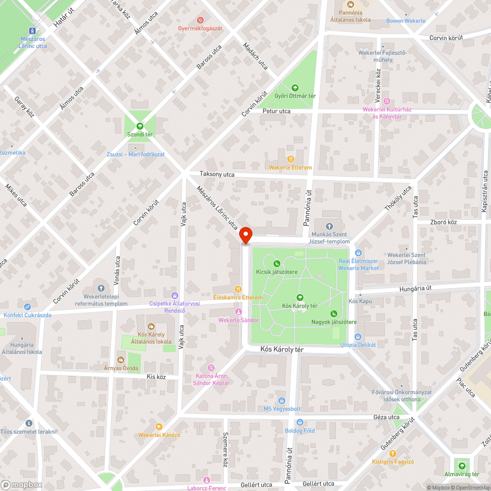 Szemét tároló Pick up bejelentés helye