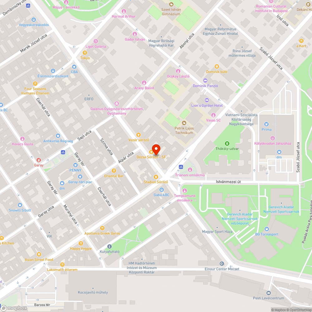 Hulló vakolat bejelentés helye