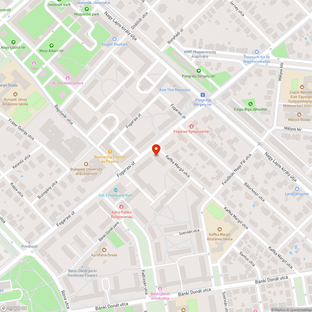 Kidőlt korlát bejelentés helye