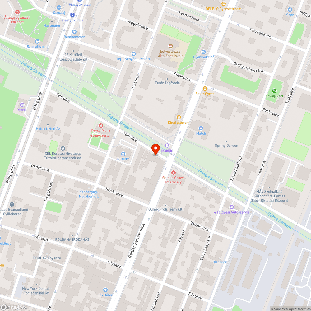 Bedőlt korlát bejelentés helye