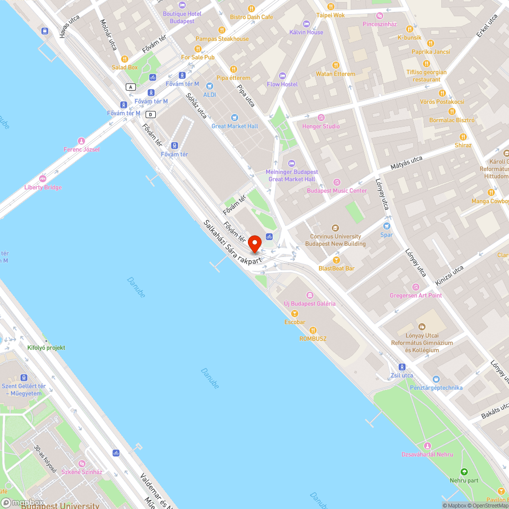 Közlekedés a pesti rakparton bejelentés helye