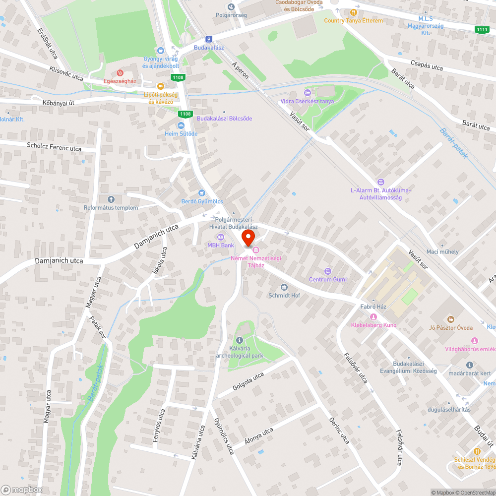 Kiégett lámpa bejelentés helye