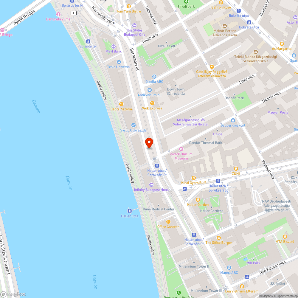 Elhagyott szemeteszsák bejelentés helye