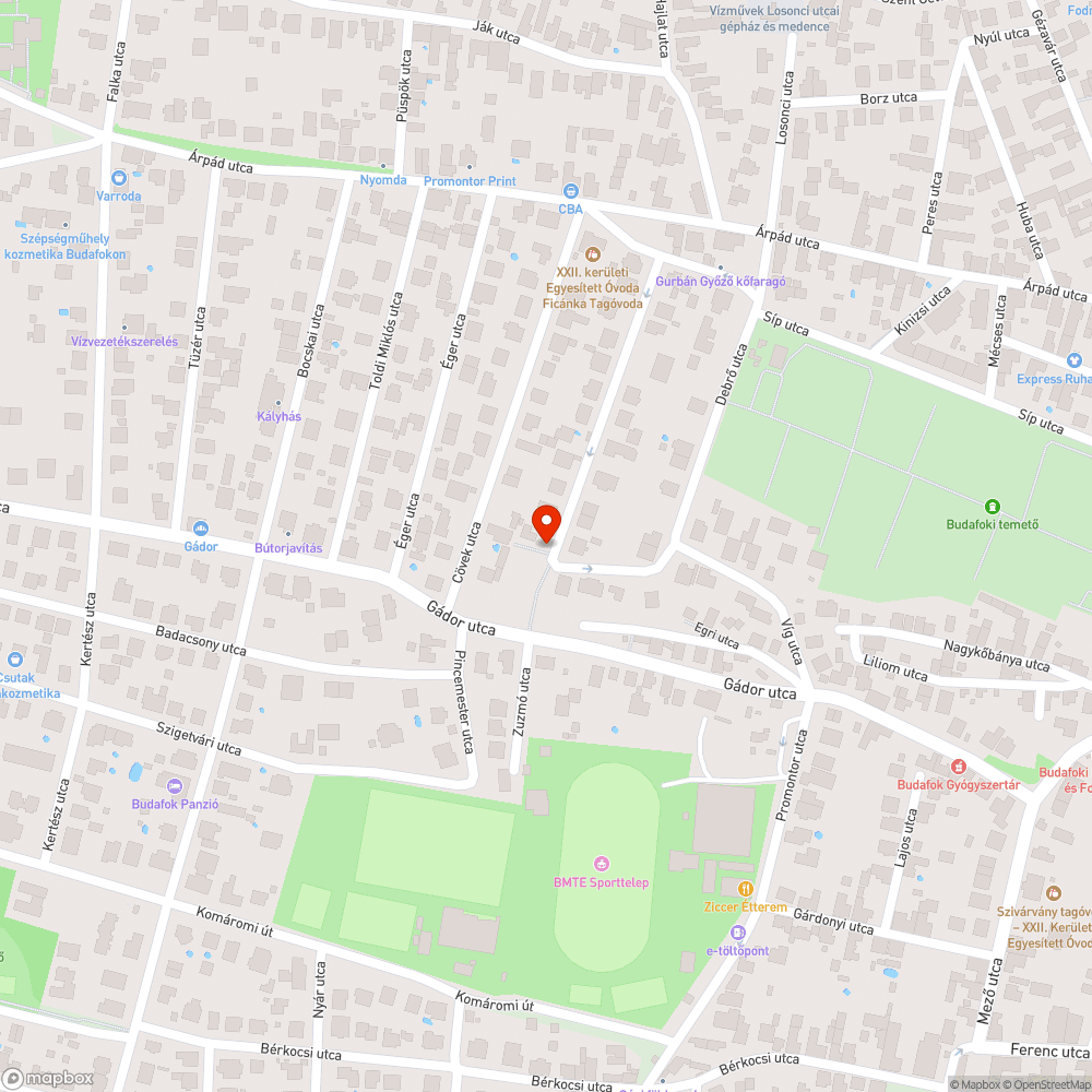 Csőtörés közterületen bejelentés helye