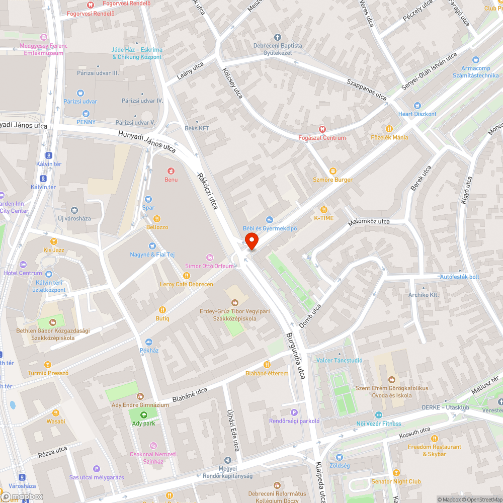 Hiányzó menetrend bejelentés helye