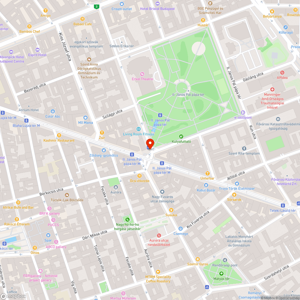 Elhajlott járdaszéli oszlop bejelentés helye