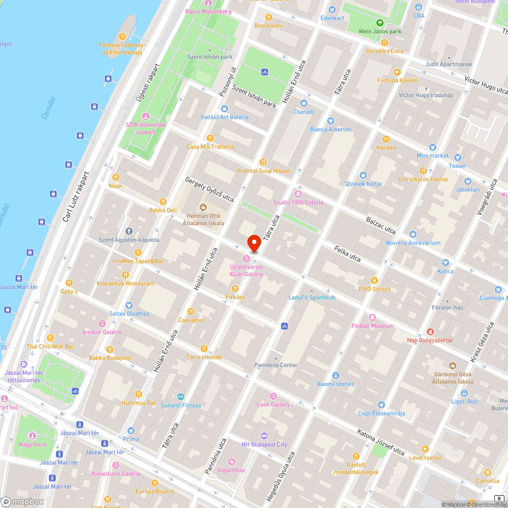 Félig kidőlt kutyapiszok-kuka bejelentés helye