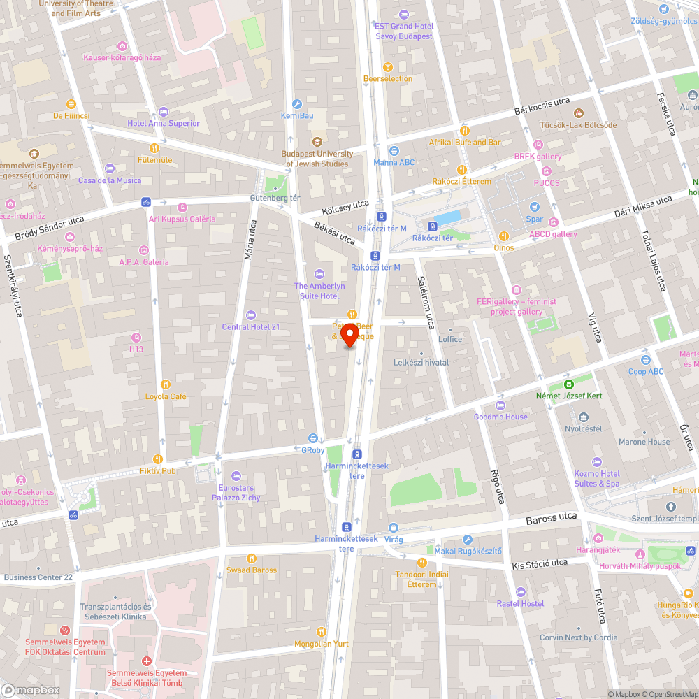 Üres oszlop bejelentés helye