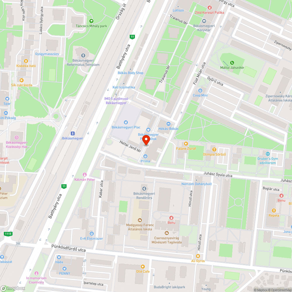 Megborult poller bejelentés helye