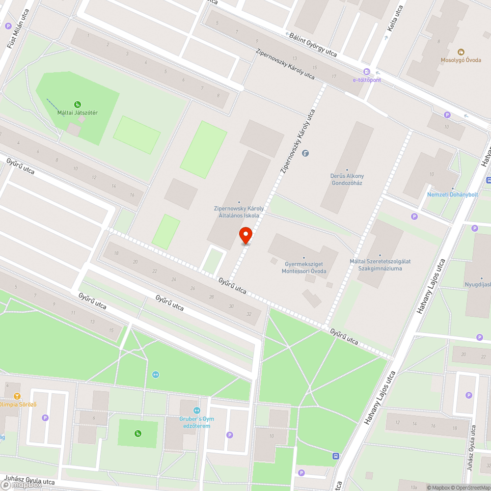 Obszcén graffiti az iskola előtt bejelentés helye